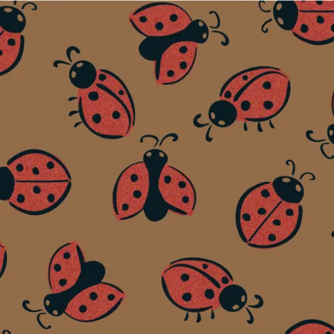 on milk Transfer Sheets; Ladybird - Pack of 30